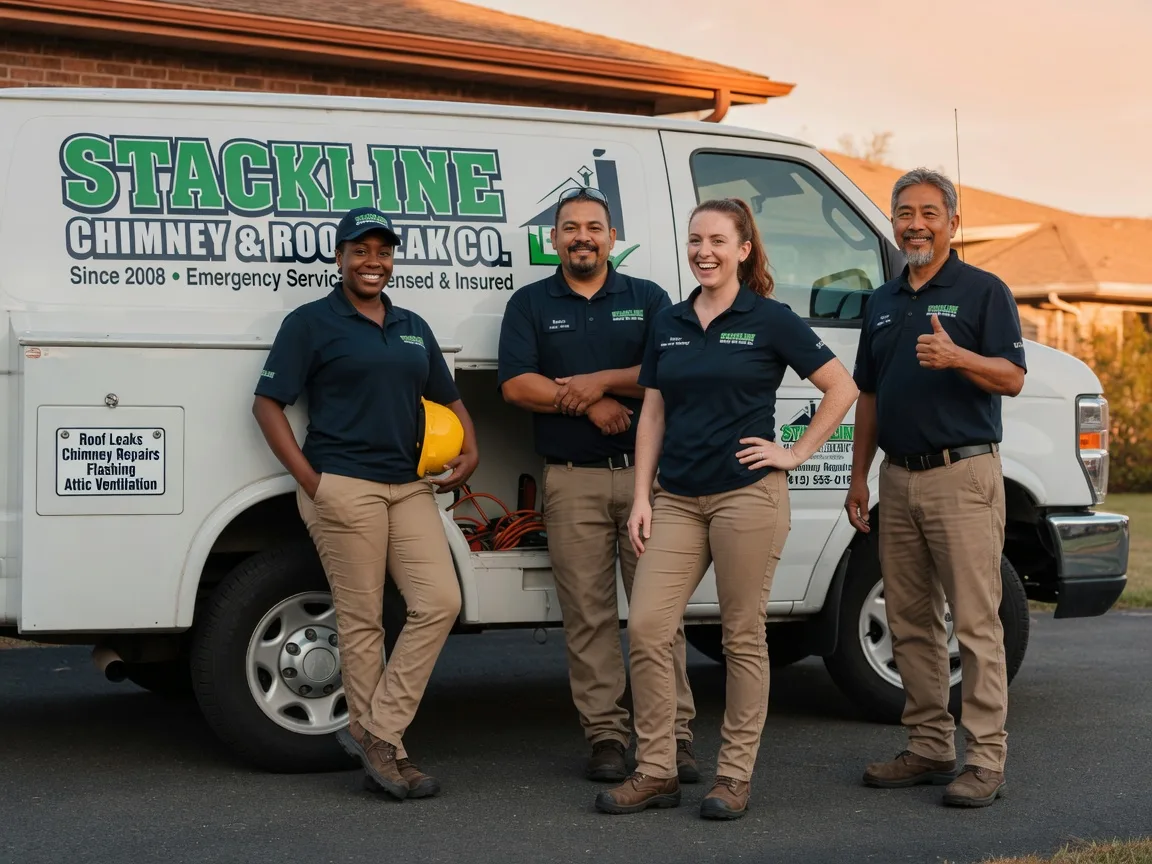 Chimney flashing repair company in Aquilla, TX